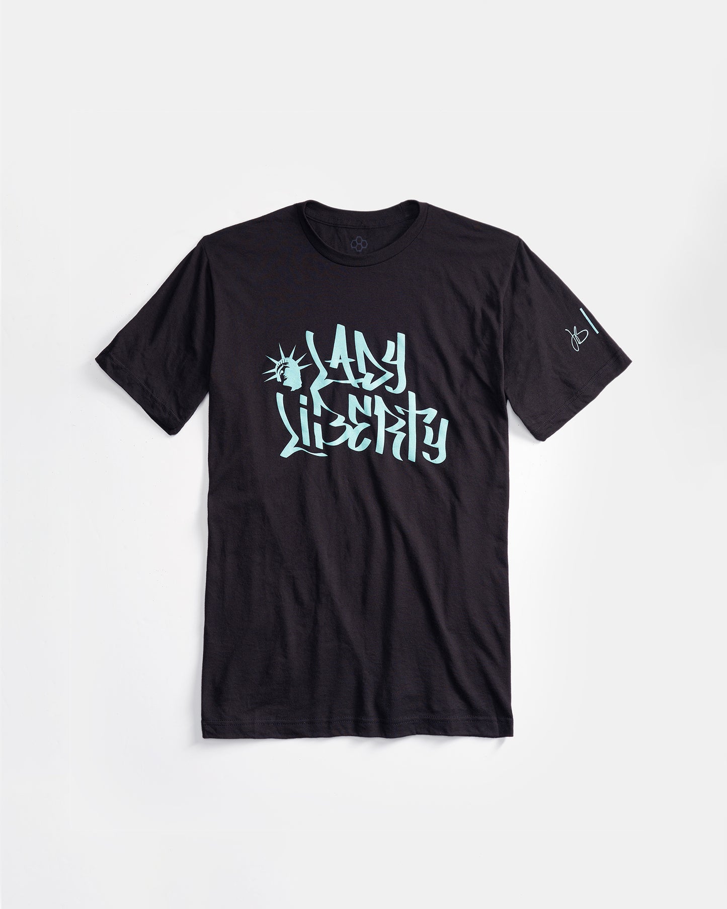 JB Lady Liberty Script T-Shirt