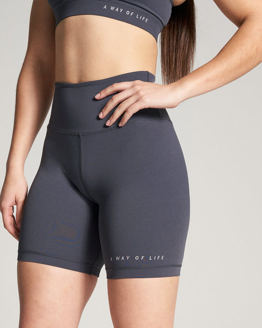 Short cycliste pour femme RUDIS - Anthracite