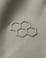 Hexagonal pattern on a textured surface