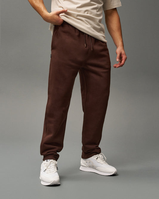 RUDIS Pantalon confort en polaire à ourlet ouvert