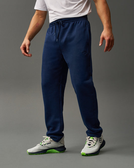 RUDIS Pantalon confort en polaire à ourlet ouvert