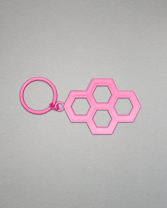 Porte-clés hexagonal découpé RUDIS