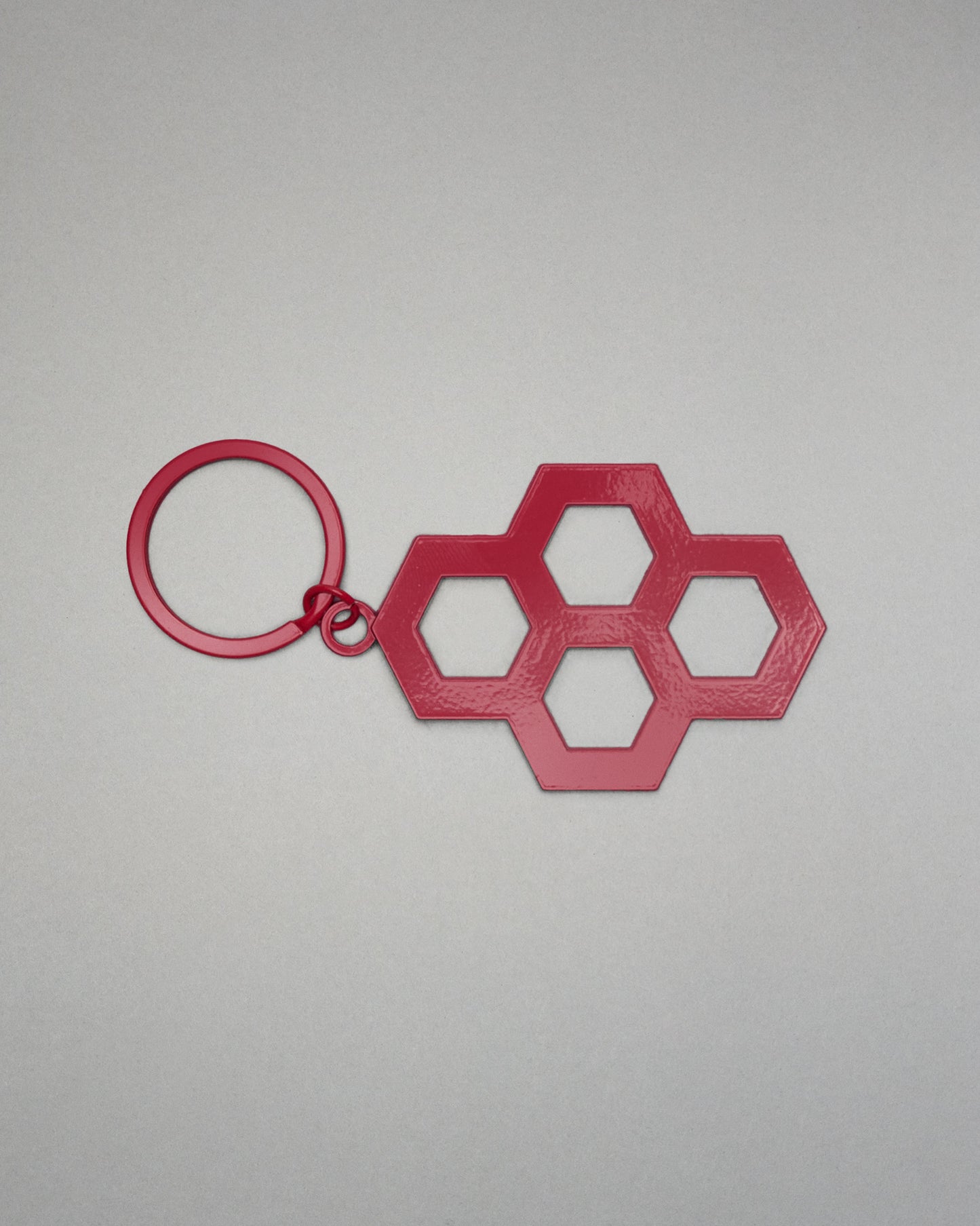 RUDIS Hex Diecut Keychain