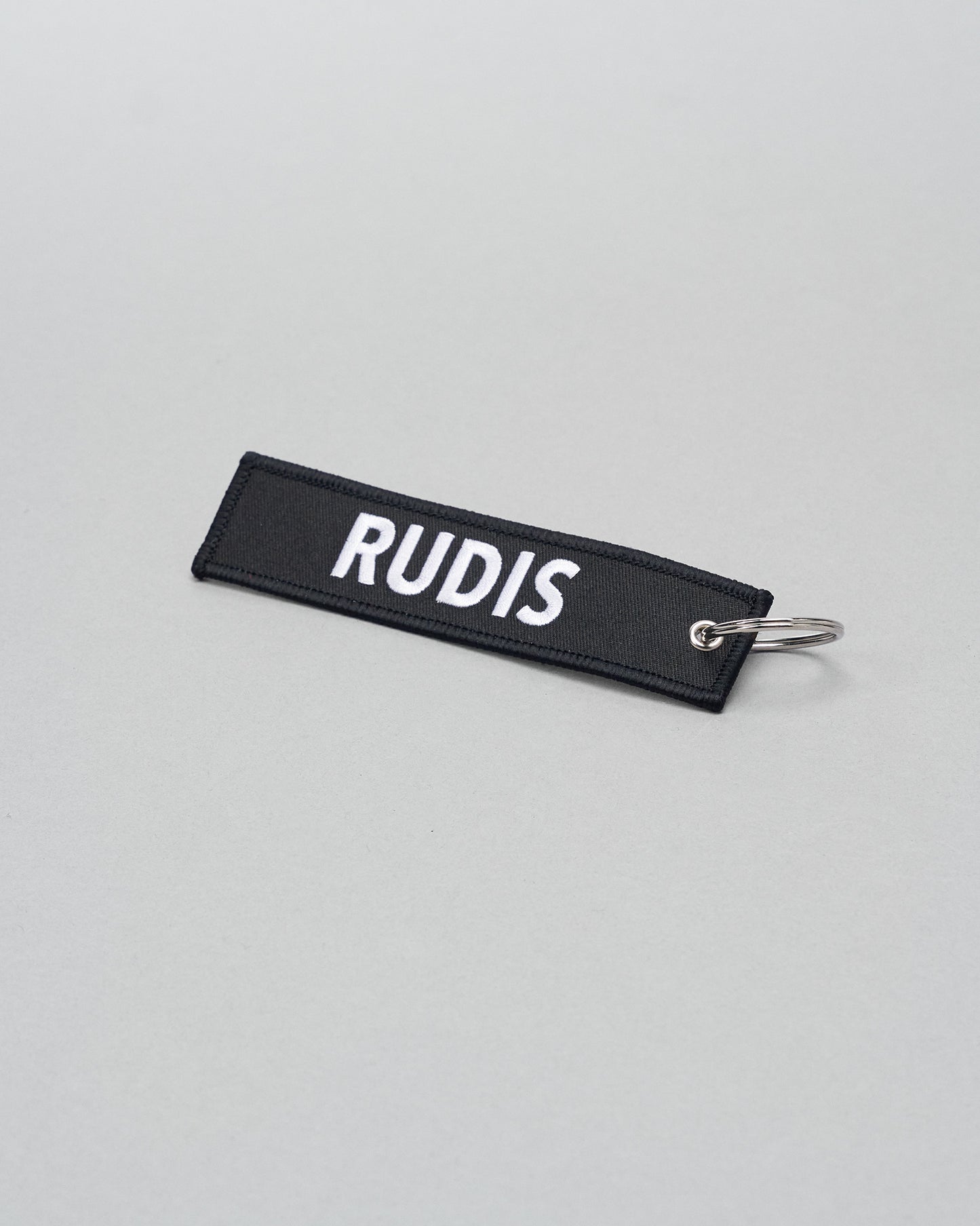 RUDIS Motto Woven Keychain