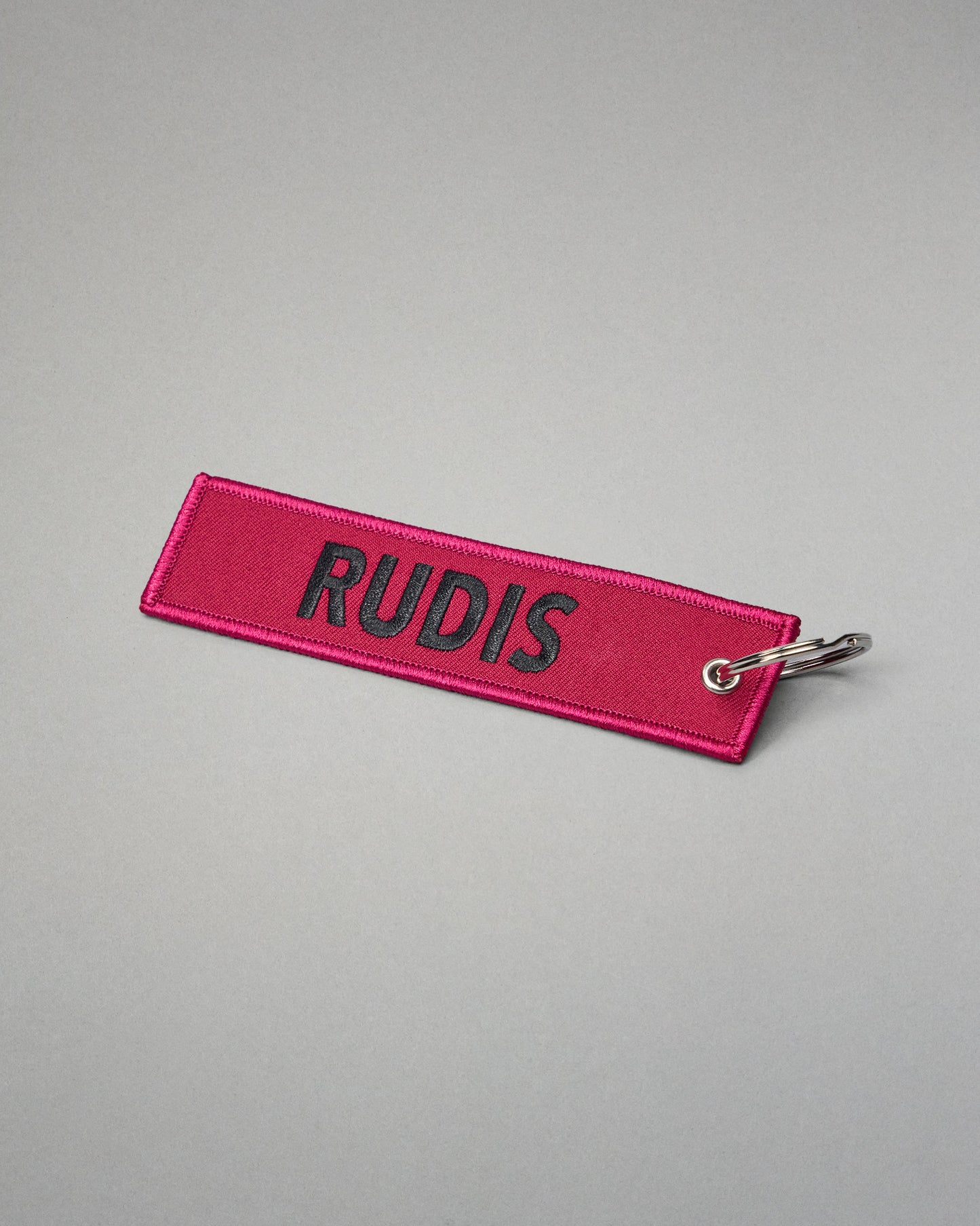 RUDIS Motto Woven Keychain