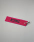RUDIS Motto Woven Keychain