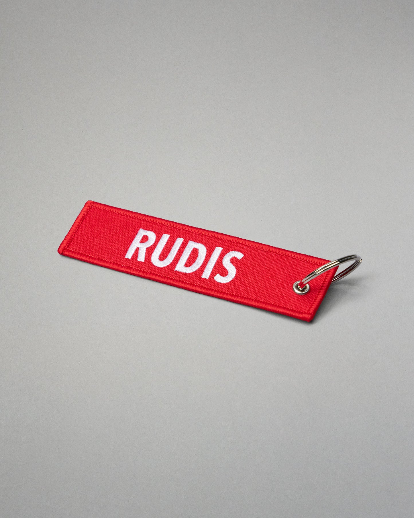 RUDIS Motto Woven Keychain