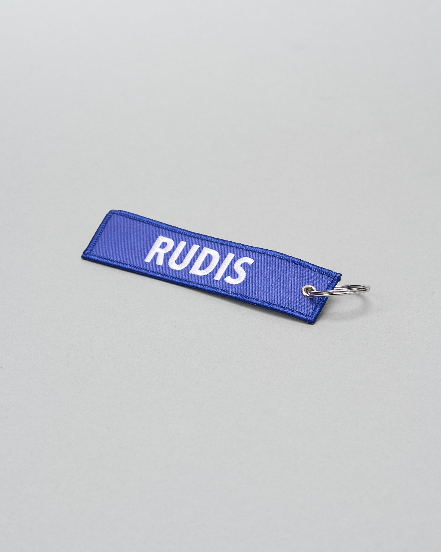 RUDIS Motto Woven Keychain