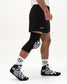 Side view of RUDIS Cushion Hypnosis Wrestling Knee Pad showing its contoured fit and protective cushion