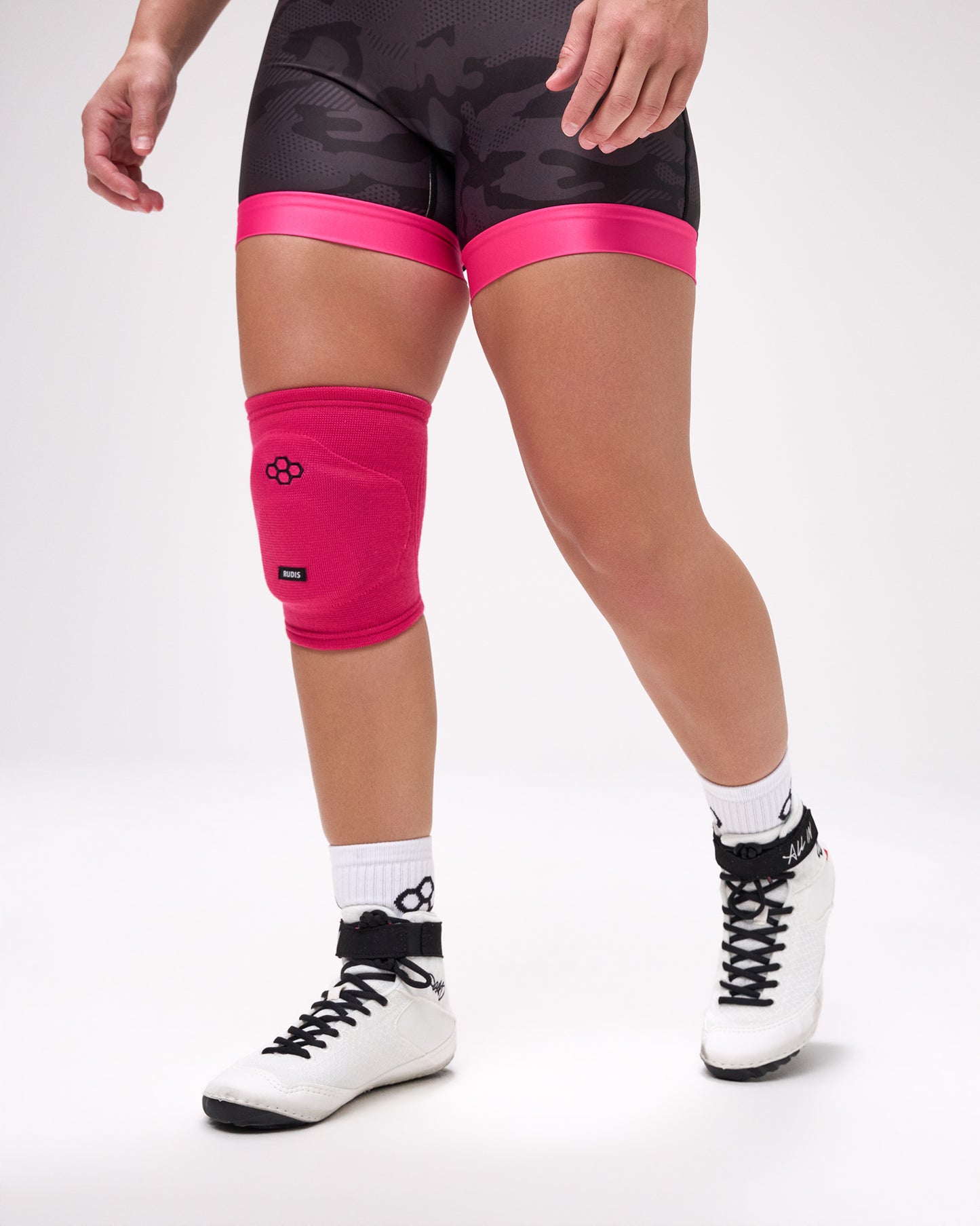 RUDIS Omni-Impact Wrestling Knee Pad - Pink