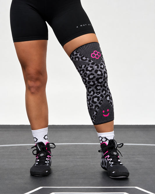 RUDIS Elite Speed Knee Sleeve - Black Leopard