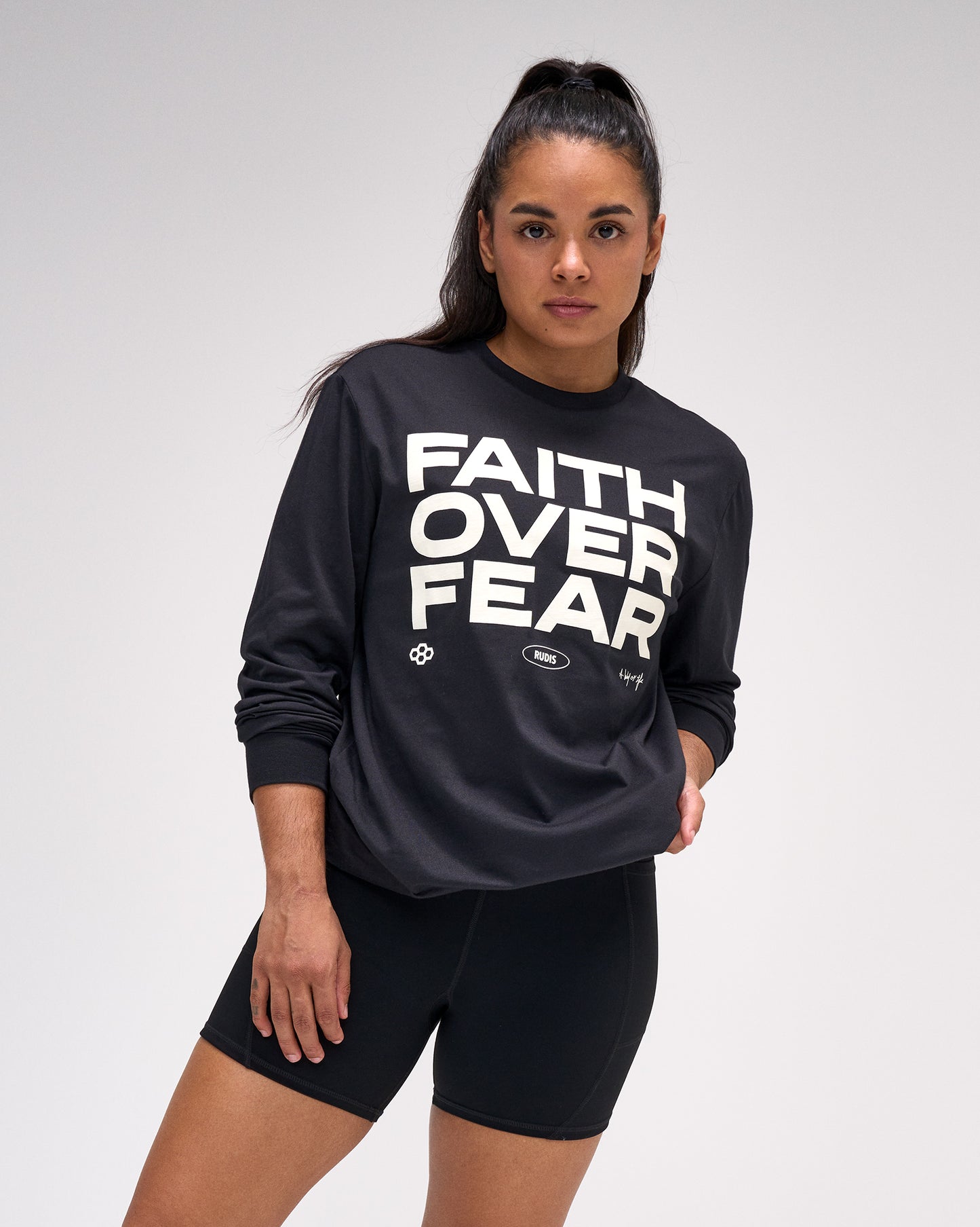 RUDIS Faith Over Fear Elite Super Soft Long Sleeve
