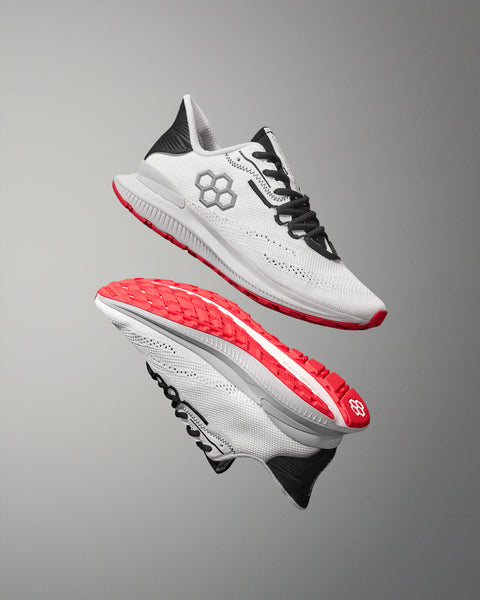 Rudis Journey Mens 7.5 White Orange Running Shoes Sneakers Athletic Gym RUDIS Journey Adult Training Shoes - Forge Your Fitness  main image 4