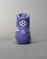 Vibrant purple high-top sneakers featuring a textured finish and unique design elements ideal for both style and comfort