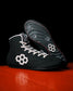 Chaussures de lutte RUDIS International pour adultes - Noir/Blanc