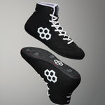 RUDIS International Adult Wrestling Shoes - Black/White