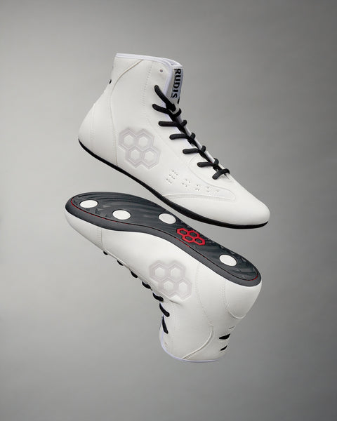 RUDIS International Adult Wrestling Shoes - White - Built for