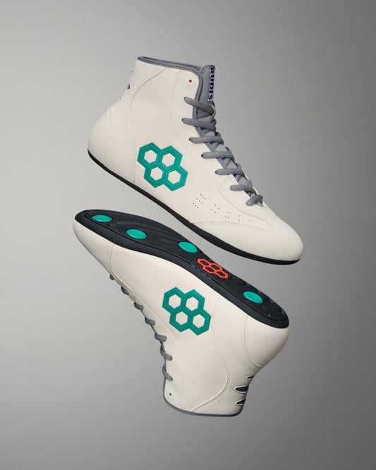 RUDIS International Adult Wrestling Shoes - Utility - two shoes stacked