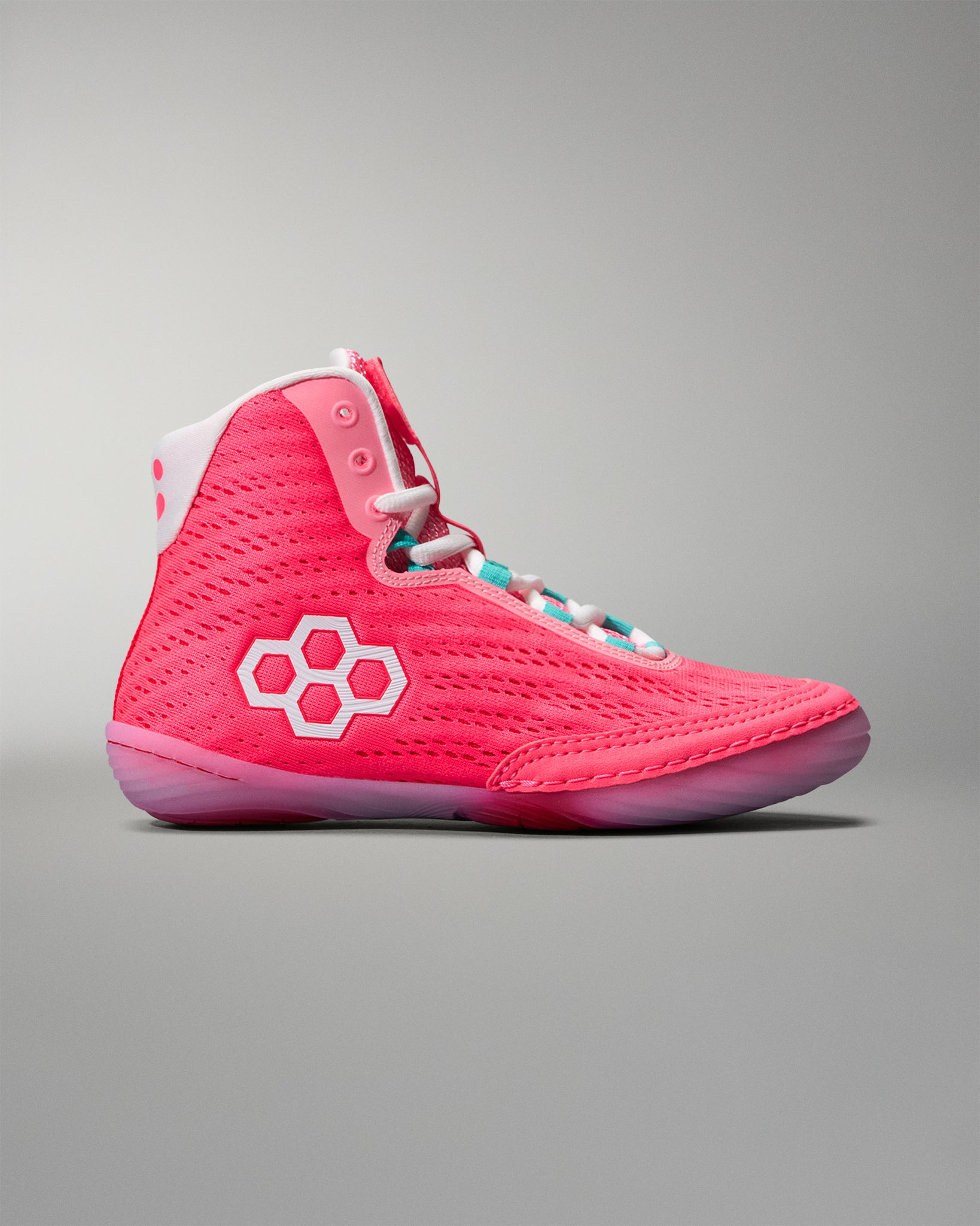 RUDIS ピンク ハイカットシューズ RUDIS Colt 3.0 Youth Wrestling Shoes - Neon Pink | RUDIS