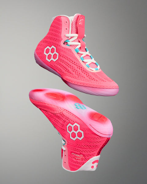 Sarah Hildebrandt Berry Burst Pink Women's Wrestling Shoes Adult