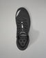 Black Wrestling shoe with a unique sole design on a gray background