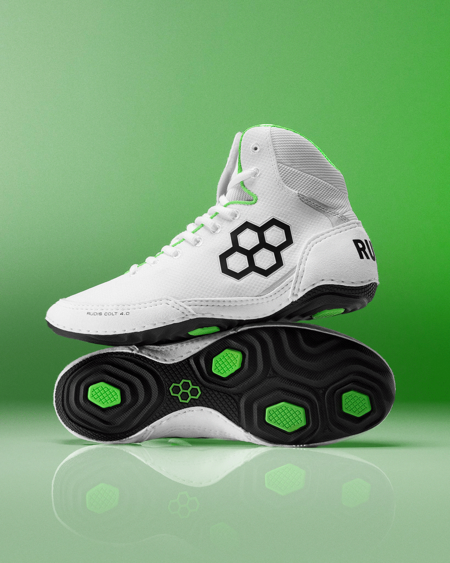RUDIS Colt 4.0 Adult Wrestling Shoes - Neon Edge