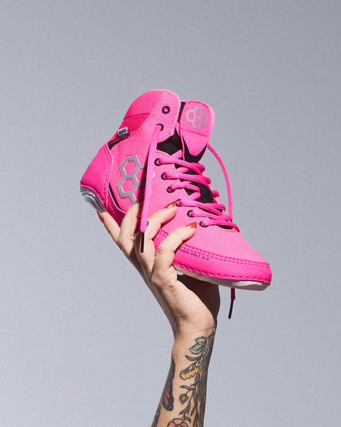 RUDIS ピンク ハイカットシューズ Ninety-5 Classic Youth Wrestling Shoe - Pink Sky | Shop