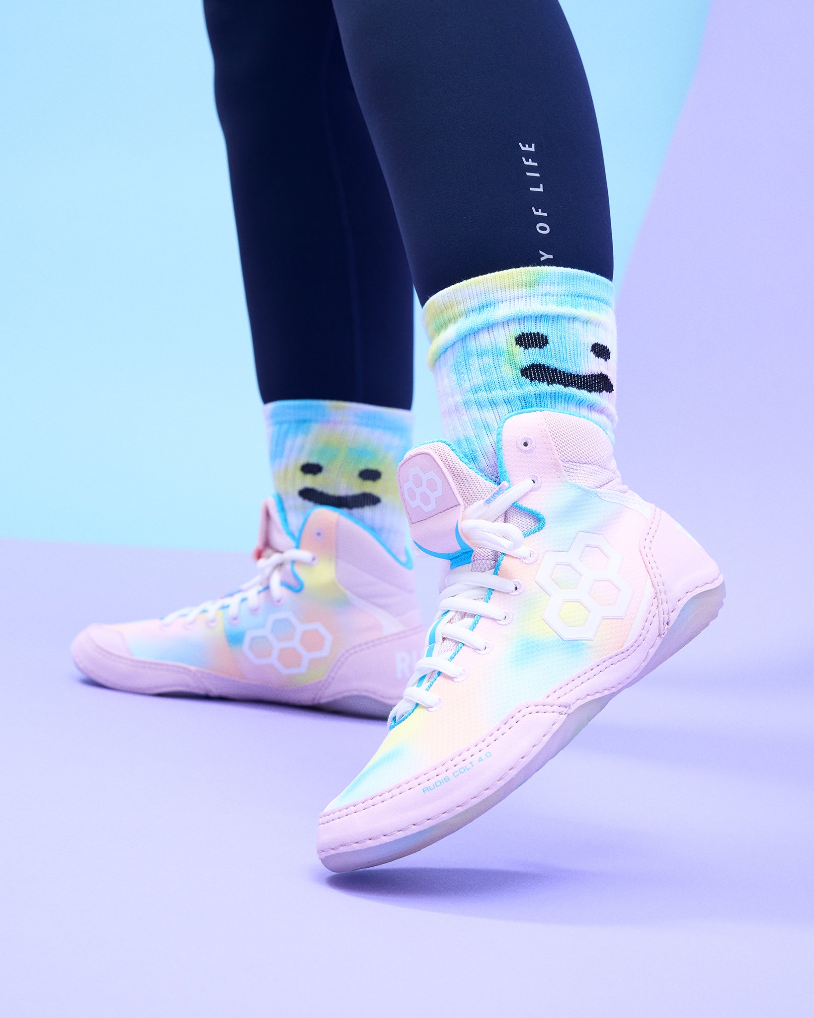RUDIS Colt 4.0 Adult Wrestling Shoes - Pastel
