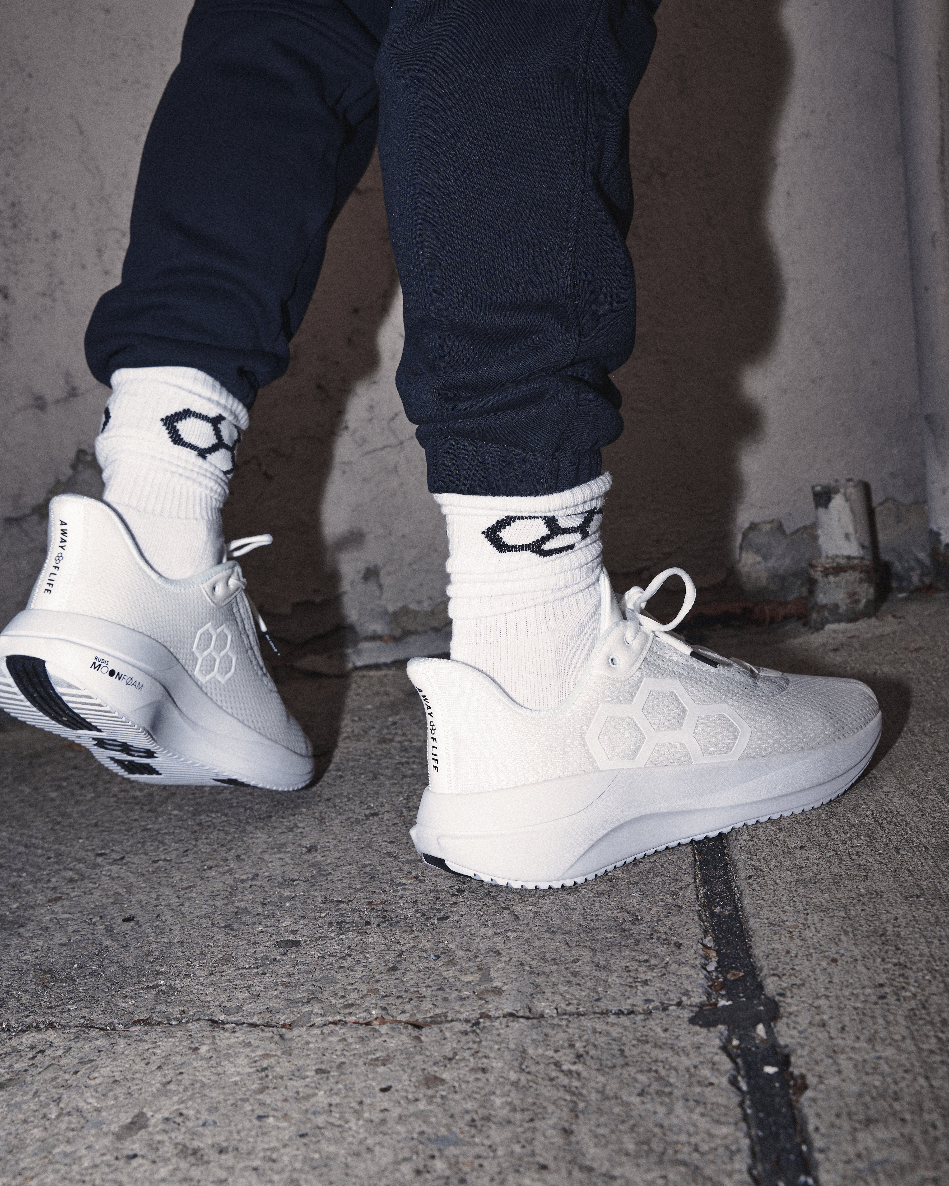 RUDIS Quest Adult Lifestyle Runner - Ranger White | RUDIS