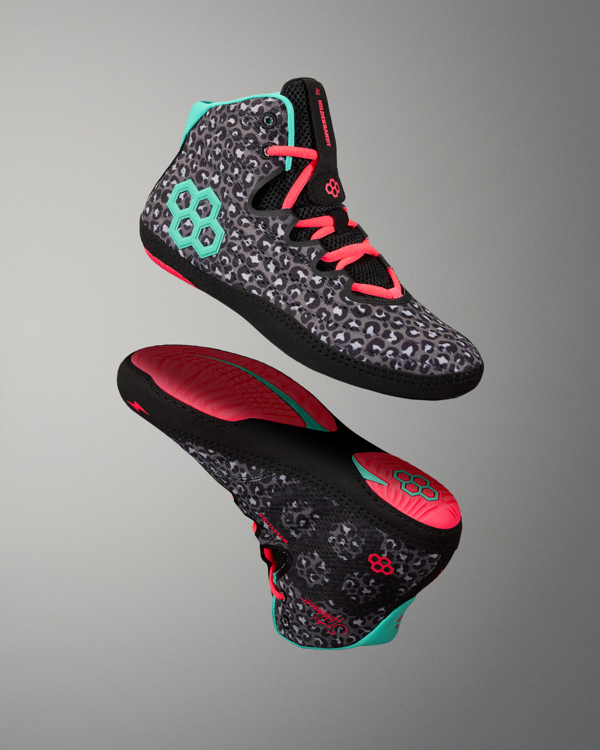 Hildebrandt 2.0 Women's Wrestling Shoes - Black Leopard