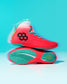 RUDIS Hildebrandt 2.0 Women’s Wrestling Shoes in Neon Surge stacked to show the vibrant upper and teal traction outsole.