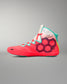 Inner side view of the RUDIS Hildebrandt 2.0 Women’s Wrestling Shoe in Neon Surge featuring Sarah Hildebrandt signature graphics.