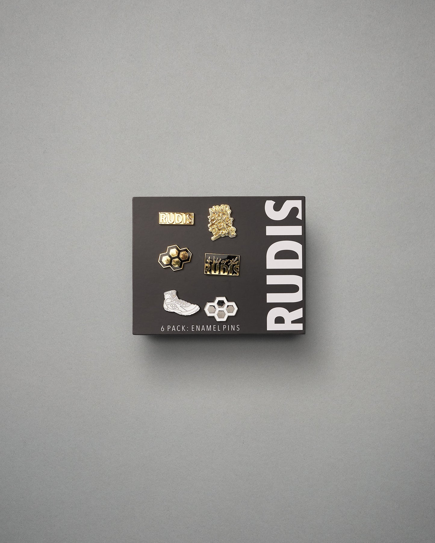 RUDIS 6 Pack Enamel Pins