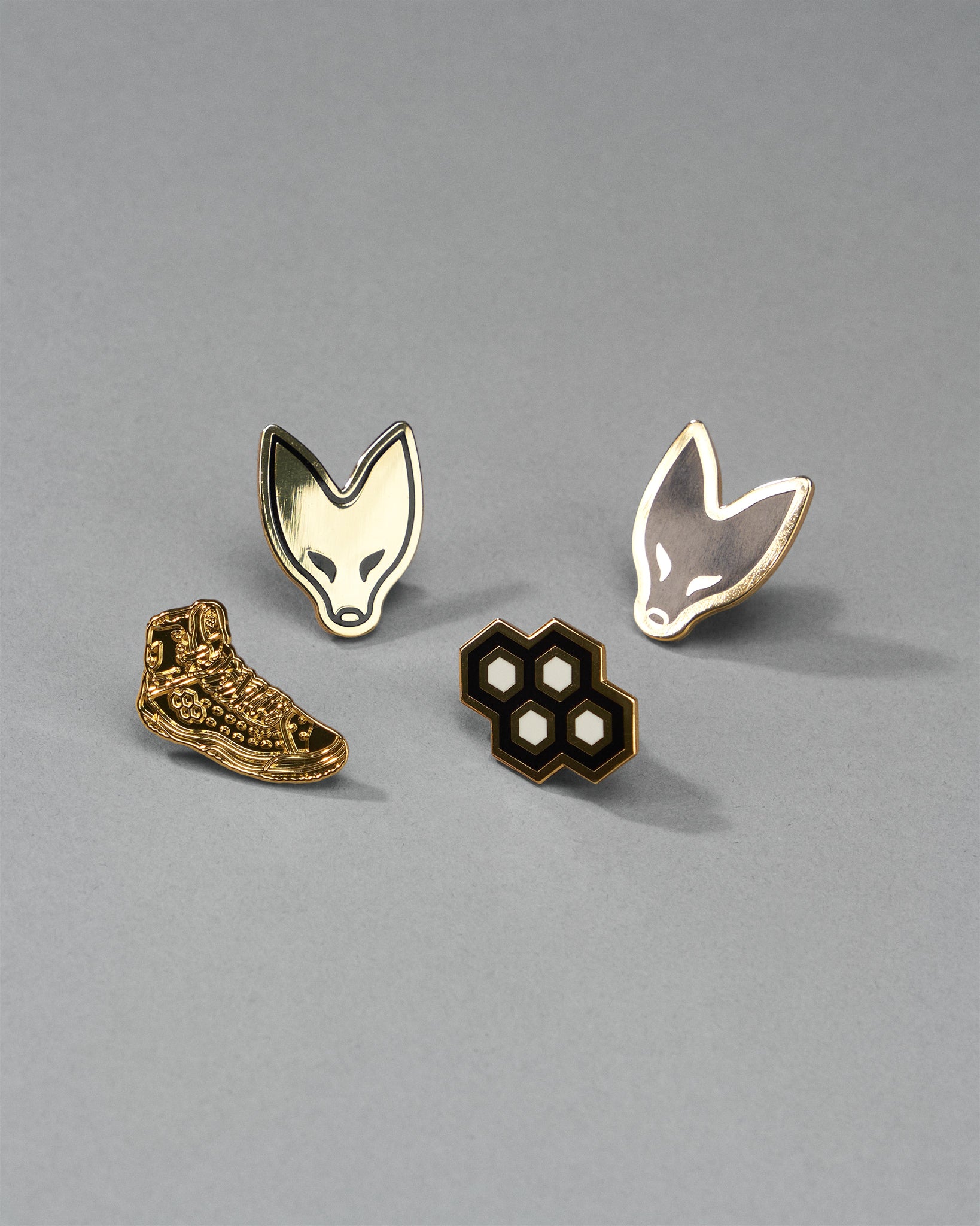 RUDIS Sly Fox 4 Pack Enamel Pins | RUDIS