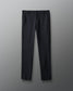Black pants on a gray background