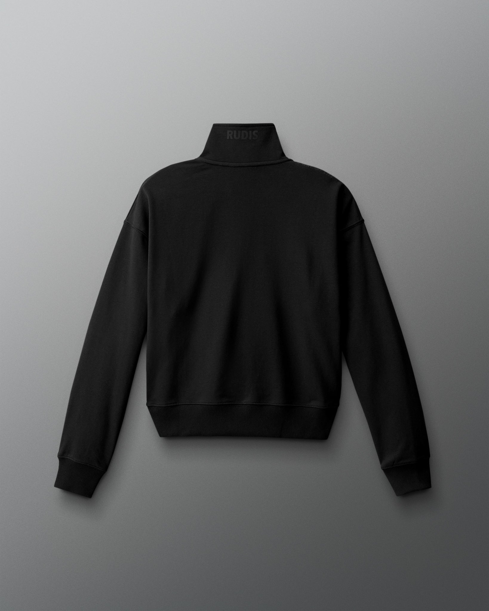 Women's Luxe Terry 1/4 Zip - Black | RUDIS