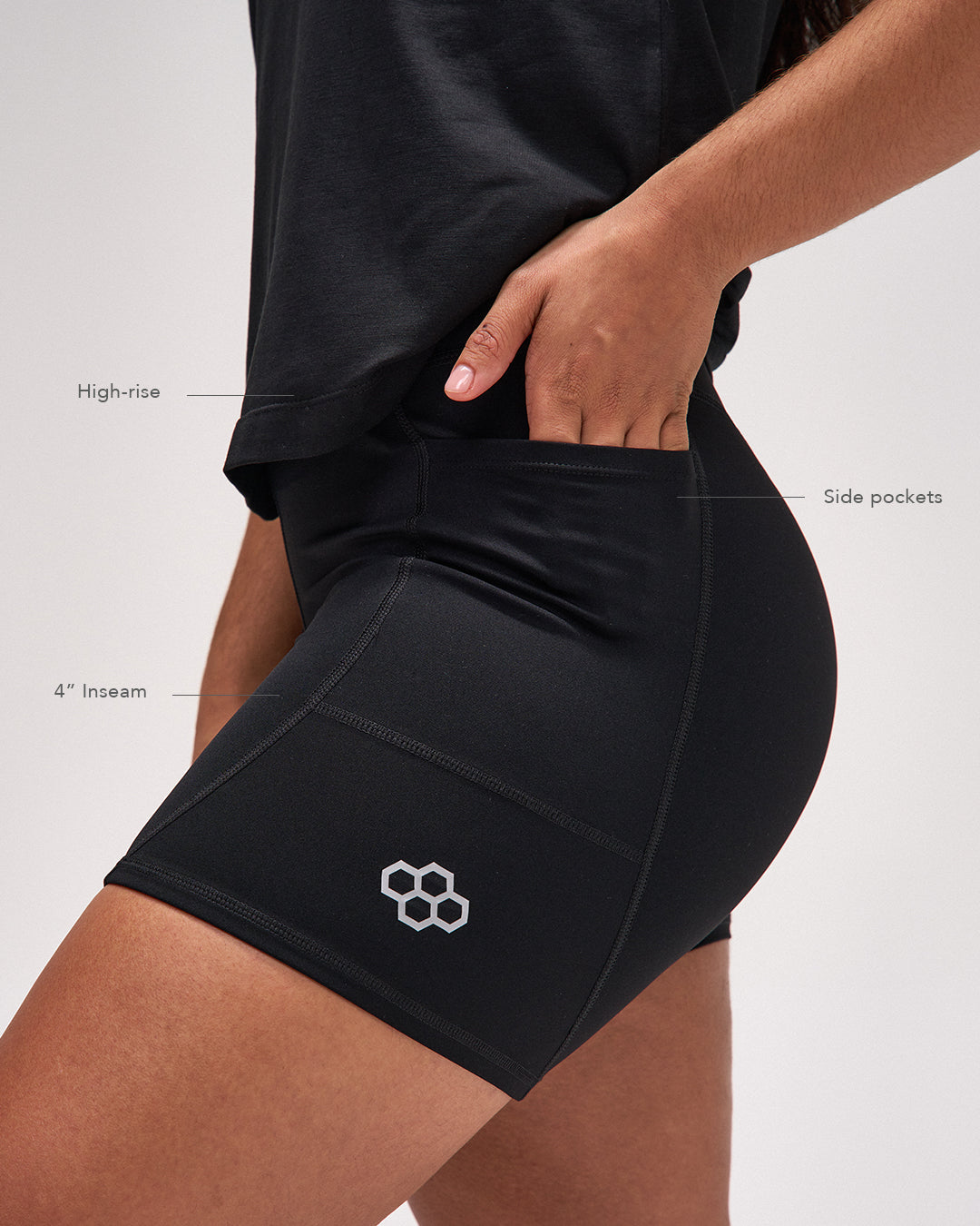 Short cycliste femme avec poche
