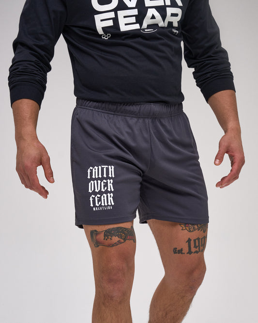 RUDIS Faith Over Fear 6" 2.0 Mesh Shorts