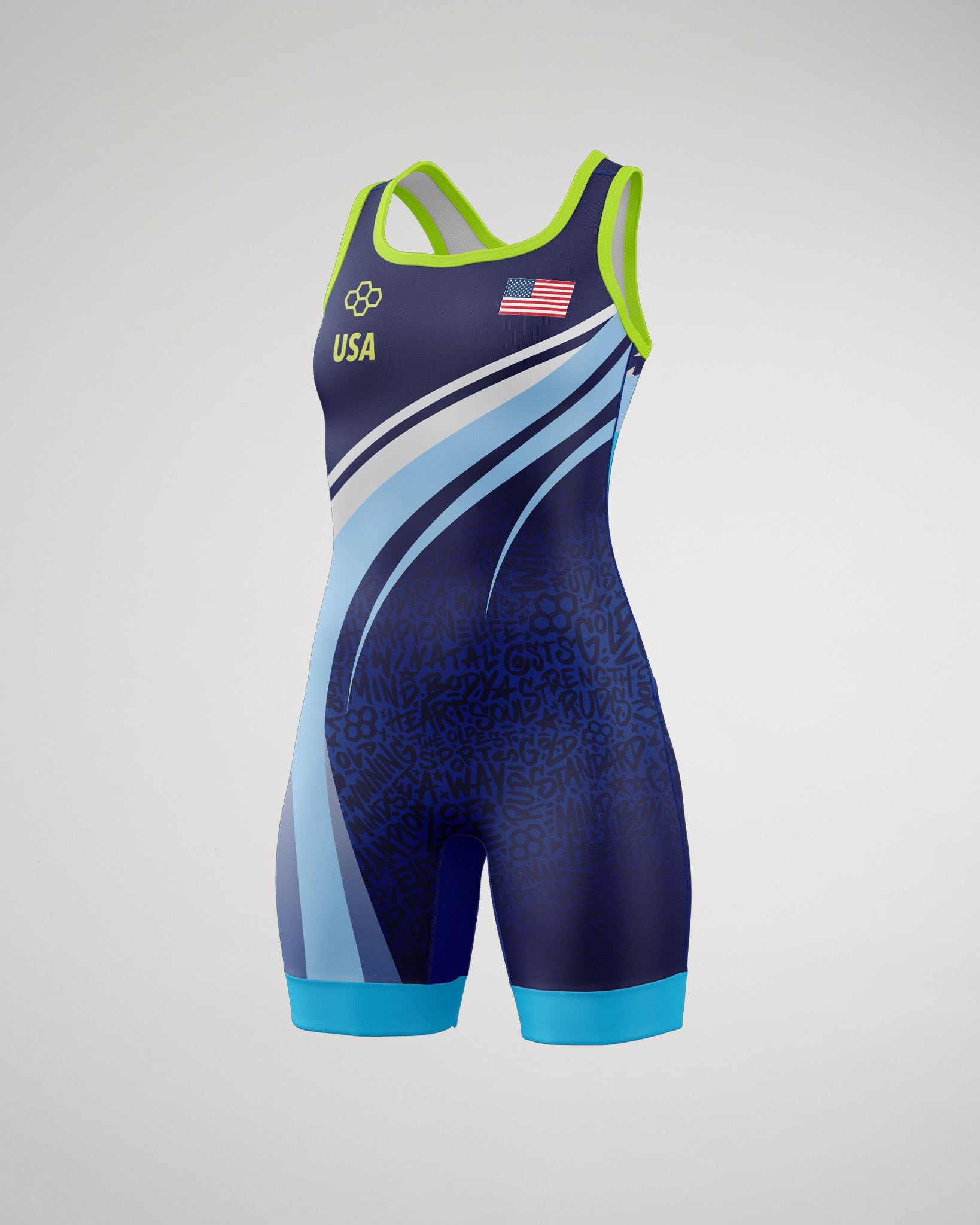 RUDIS The Dream Women's Elite Wrestling Singlet Dominate the Mat RUDIS