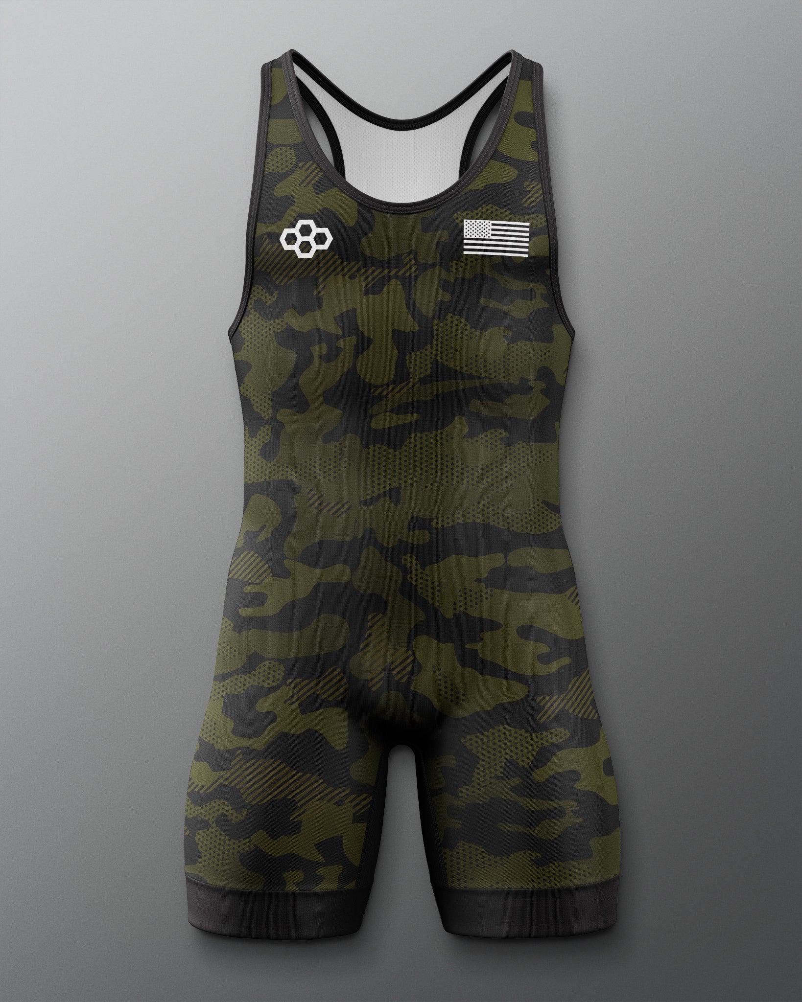 Camo Elite 2.0 Wrestling Singlet - Dominate the Mat | RUDIS