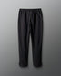 Black pants on a gray background