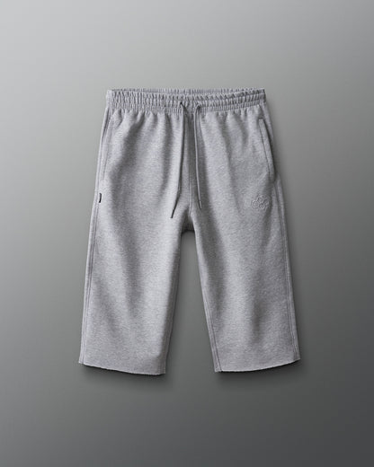 Gray sweatpants on a gray background