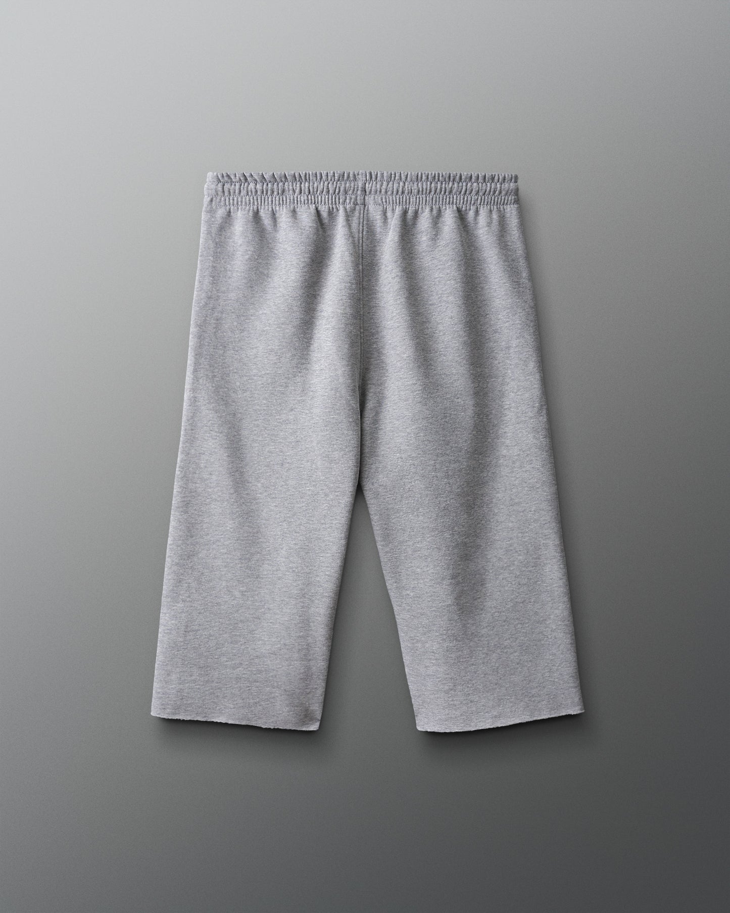 Gray sweatpants on a gray background