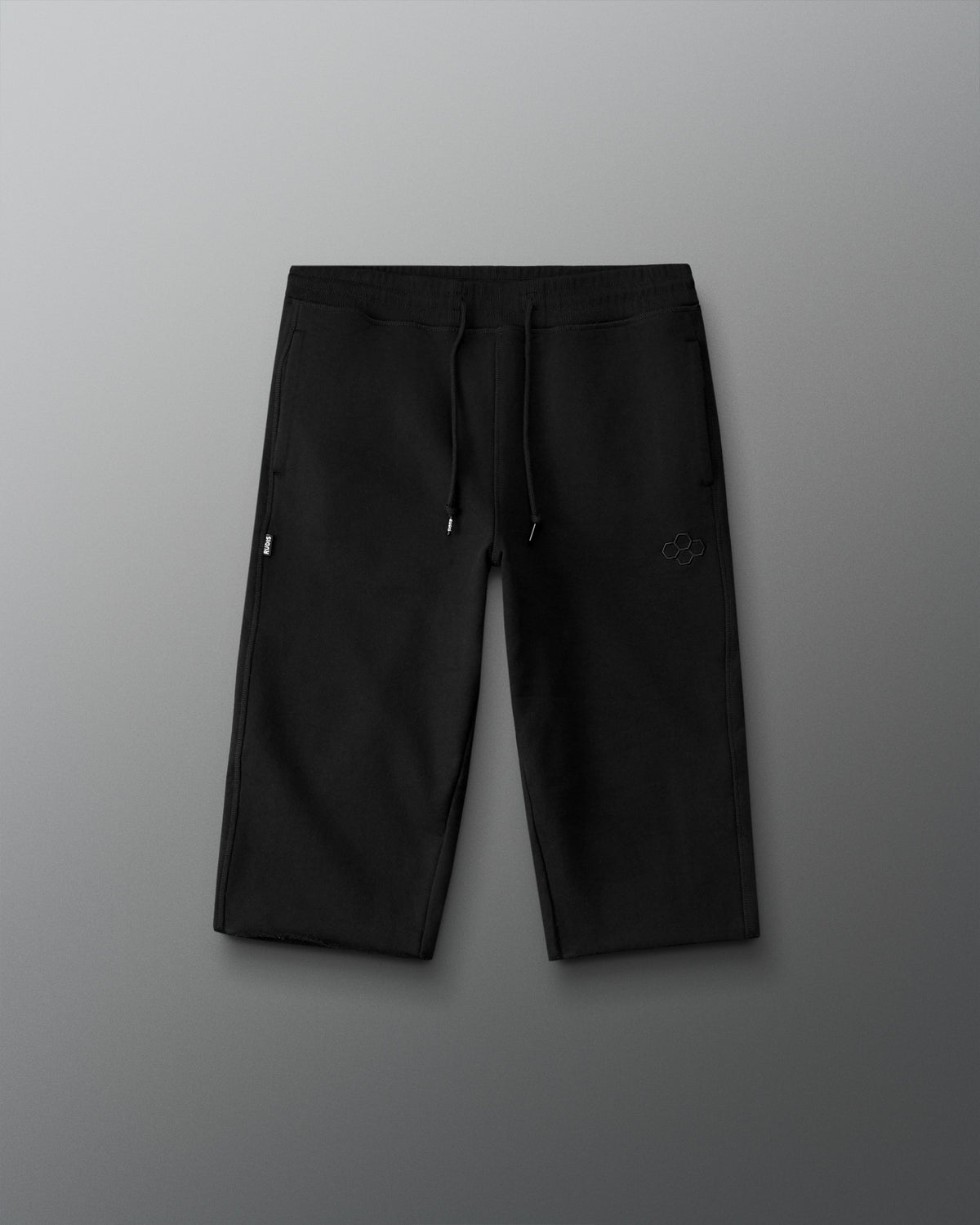 Titan Heavyweight Cut-Off Sweatpants - Black