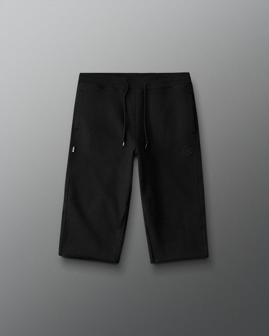 Youth Titan Heavyweight Cut-Off Sweatpants - Black