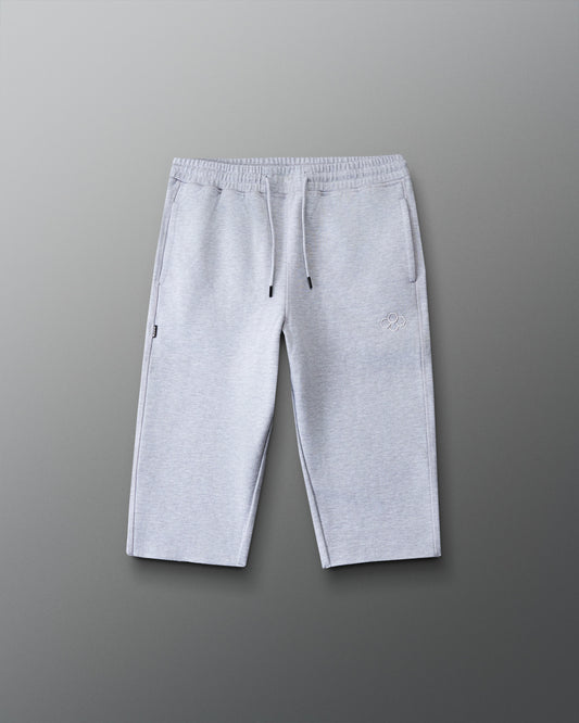 Youth Titan Heavyweight Cut-Off Sweatpants - Heather Gray