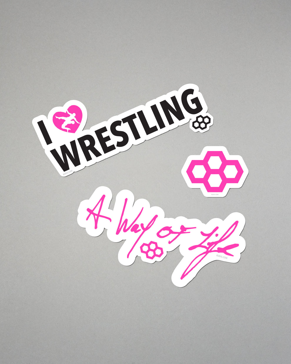RUDIS Pink Core Sticker Pack | RUDIS