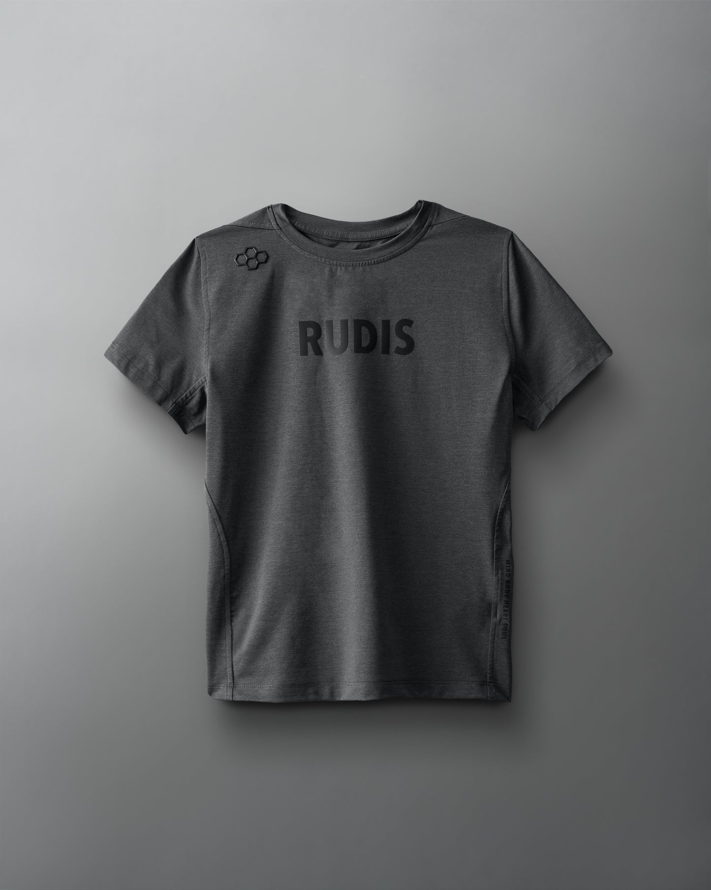 RUDIS Wordmark Performance Heather Youth T-Shirt