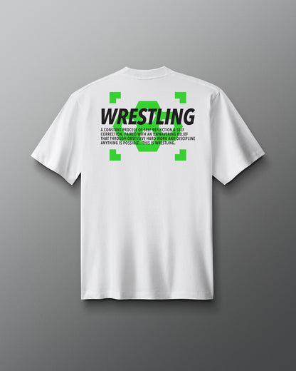 Neon Wrestling Hex Heavyweight T-Shirt
