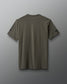 Green t-shirt on a gray background